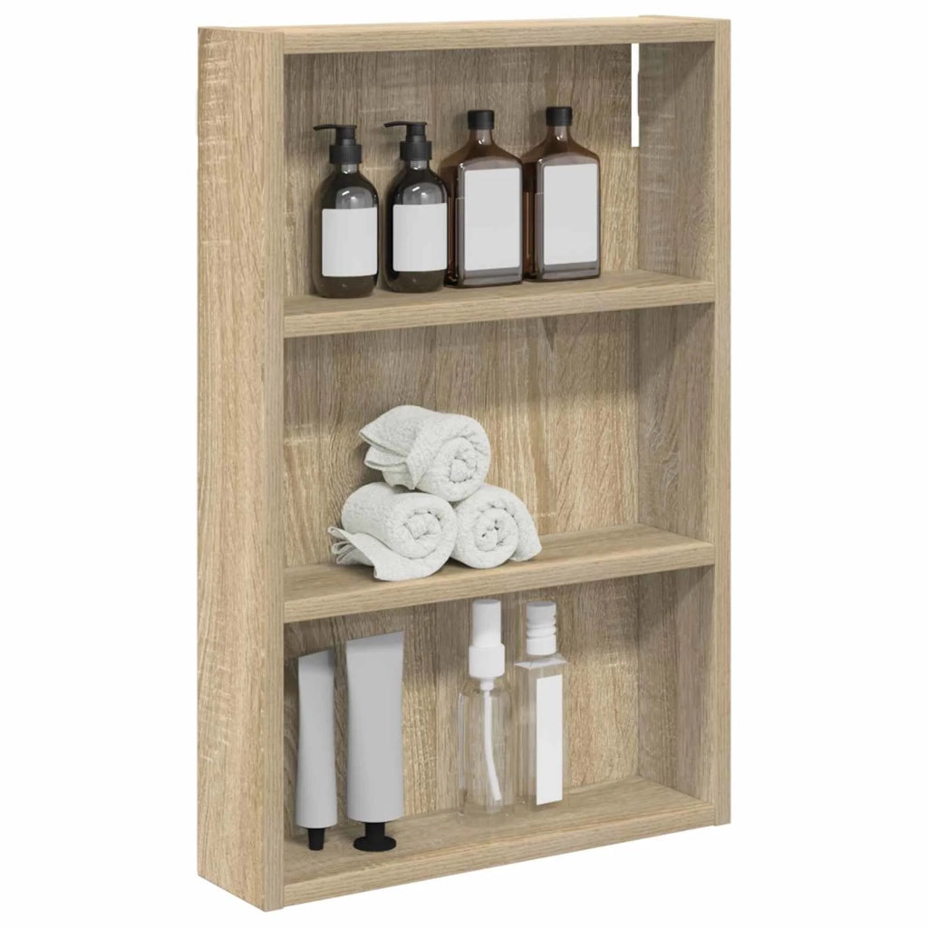 Armadio da bagno a muro Rovere Sonoma 40 x 10 x 60,5 cm 889353