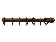 BASTONE IN LEGNO SENZA SUPPORTI Ø MM.35 NOCE  cm.200