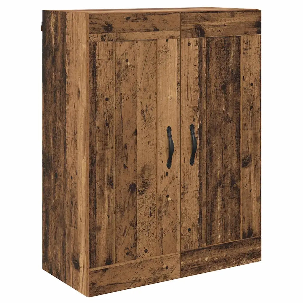 Mobile a muro 2 pcs Legno vecchio 69,5 x 34 x 90 cm 3415558