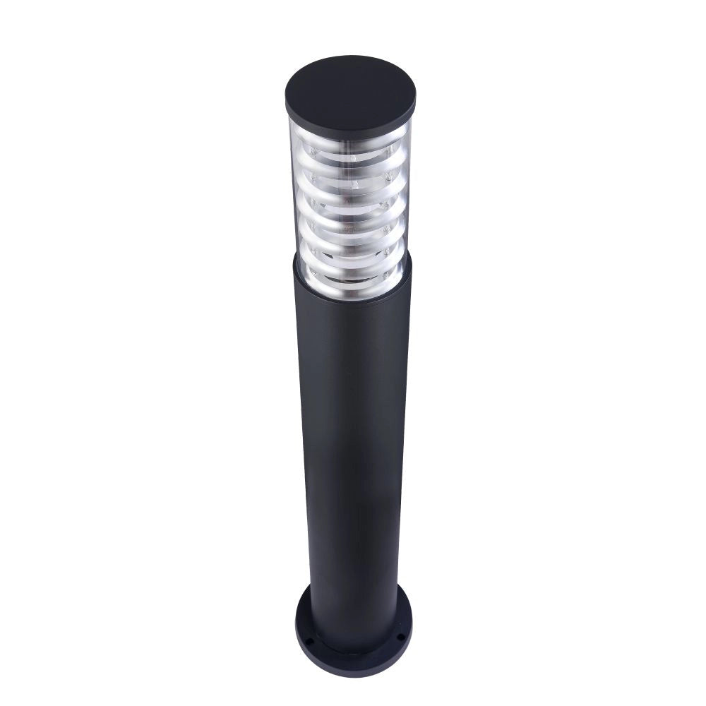 Maytoni Lampada da terra moderna Bronx 1 luce E27 IP54 nero alluminio