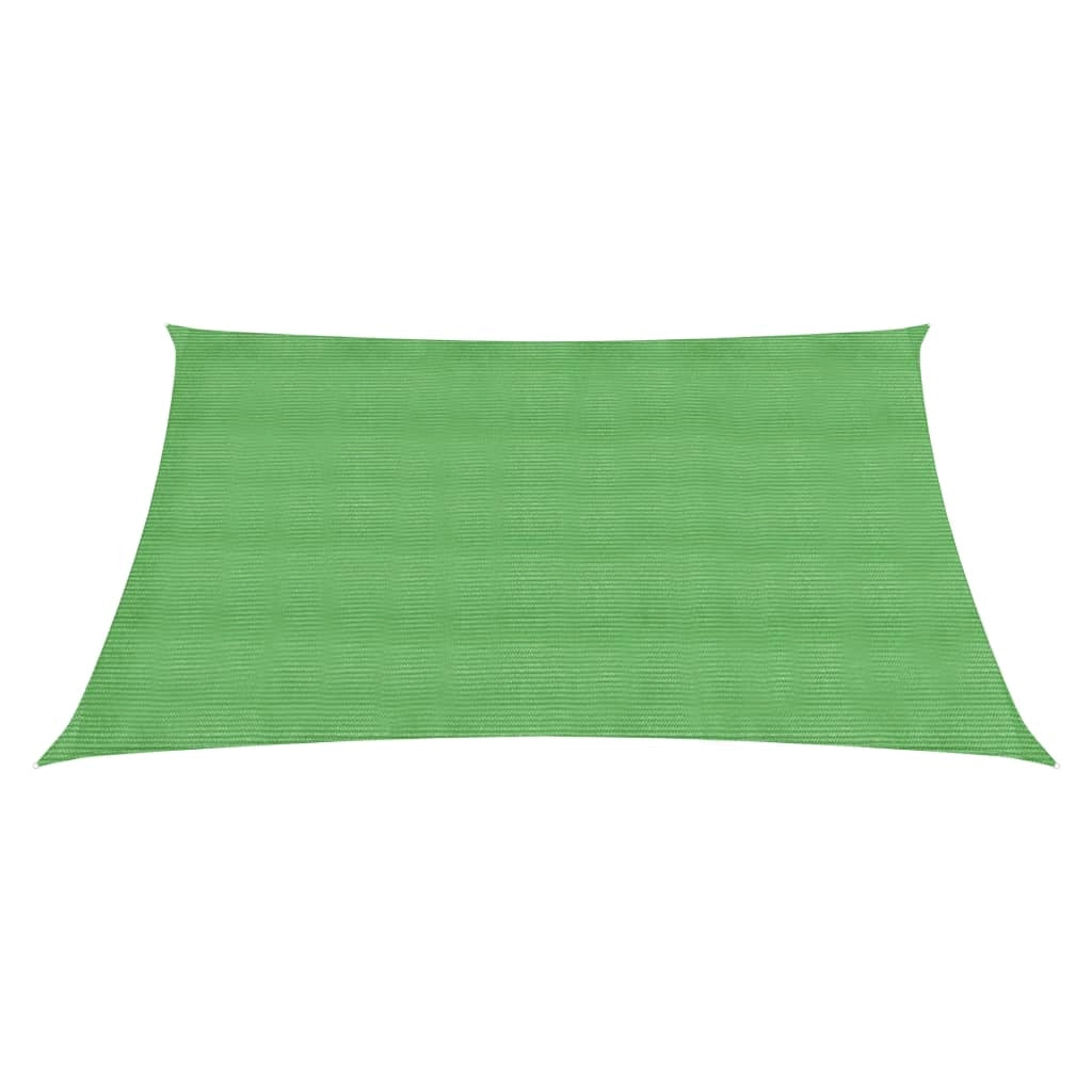 Vela ombreggiante 160 g/m² verde chiaro 2 x 2 m HDPE 02_0009365