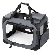Trasportino per animali domestici/borsa per spedizioni/trasportino pieghevole per cani 60 x 40 x 40 cm grigio 12_0004768