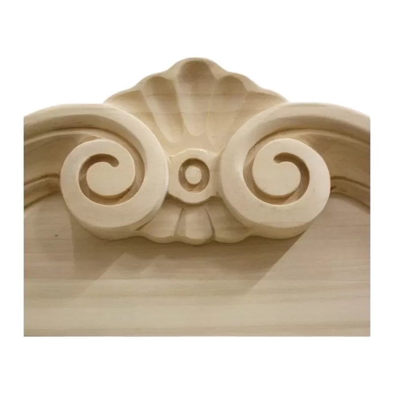 armadio classico 2 porte 2 cassetti legno grezzo 122x60x204 (1206) - Mobili 2G