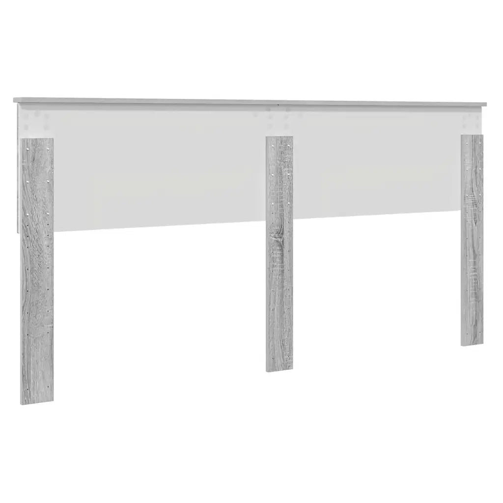 Testiera-Testata-Testiera Decorativa Grigio Sonoma 180 cm Legno multistrato 926365