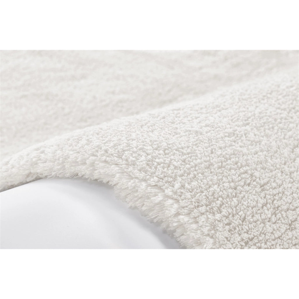 Tappeto Shaggy Bali 110 in Poliestere Avorio