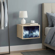 Mobiletto da comodino a parete RAALTE Rovere Sonoma 8007441