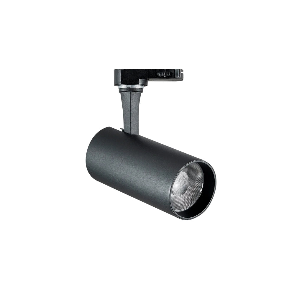 Faretto Su Binario Fox 1 Luce Led Integrato Nero 8W 3000K Ip20