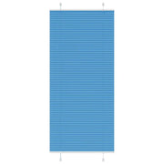 Tenda Plissettata Blu 85x200 cm Larghezza Tessuto 84,4 cm
