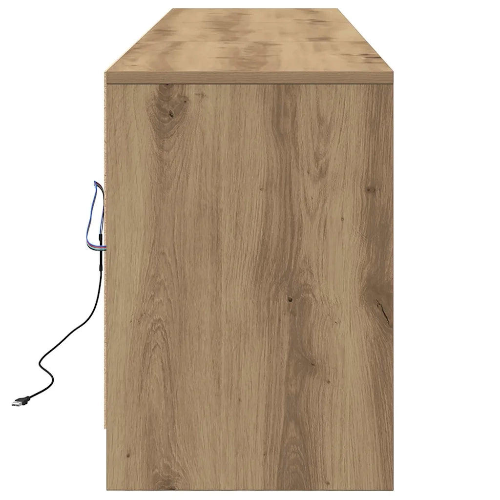 Unità TV 2 pcs Rovere artigianale 180 x 34 x 50 cm 3385629