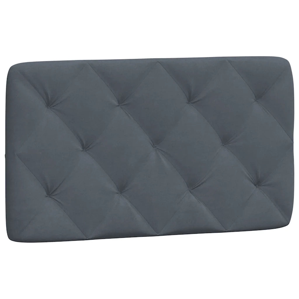 Giroletto senza Materasso Grigio Scuro 80x200 cm Velluto 3207888