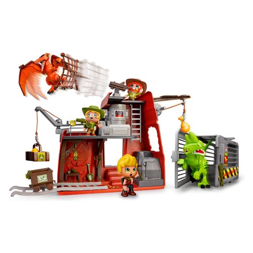 Playset famosa acn02010 action heroes dino adventure camp atax