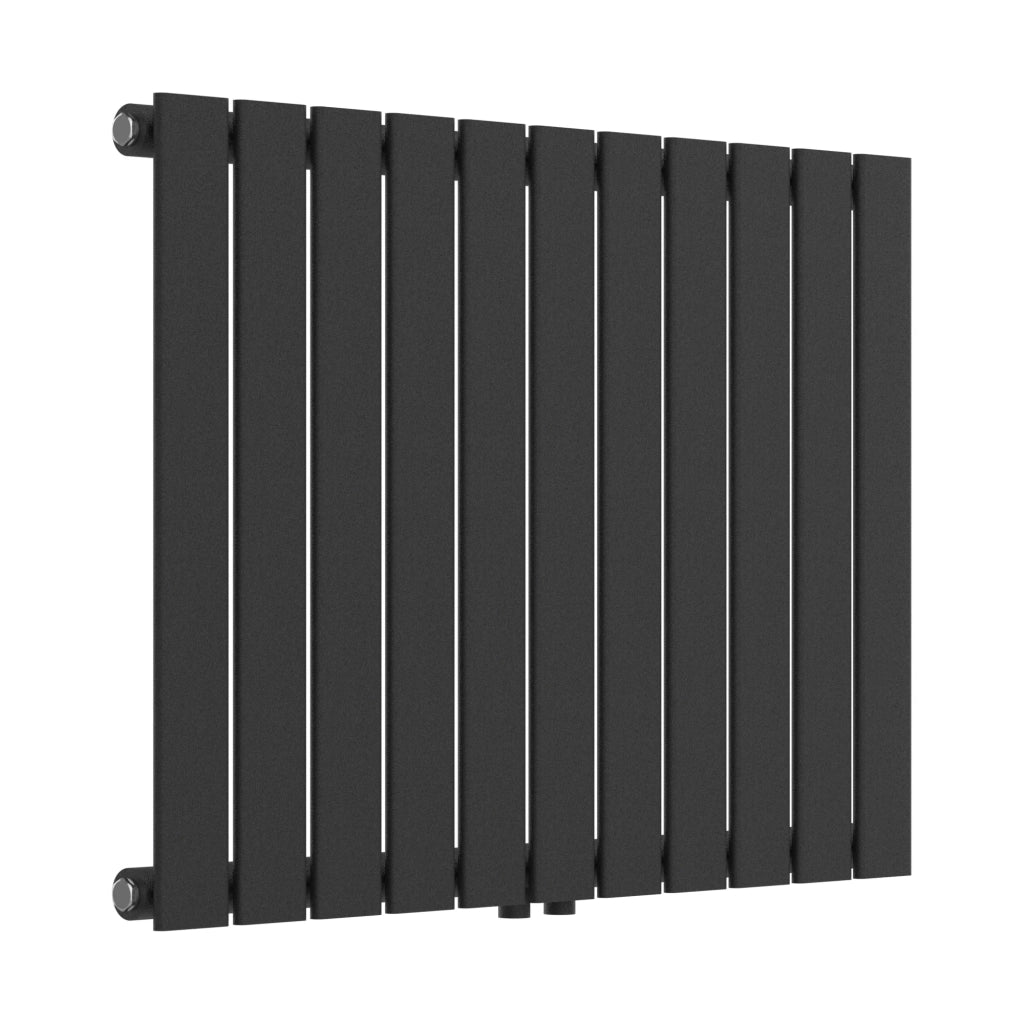 Radiatore a pannello piatto 616 watt acciaio 60 x 80 cm nero 03_0010457