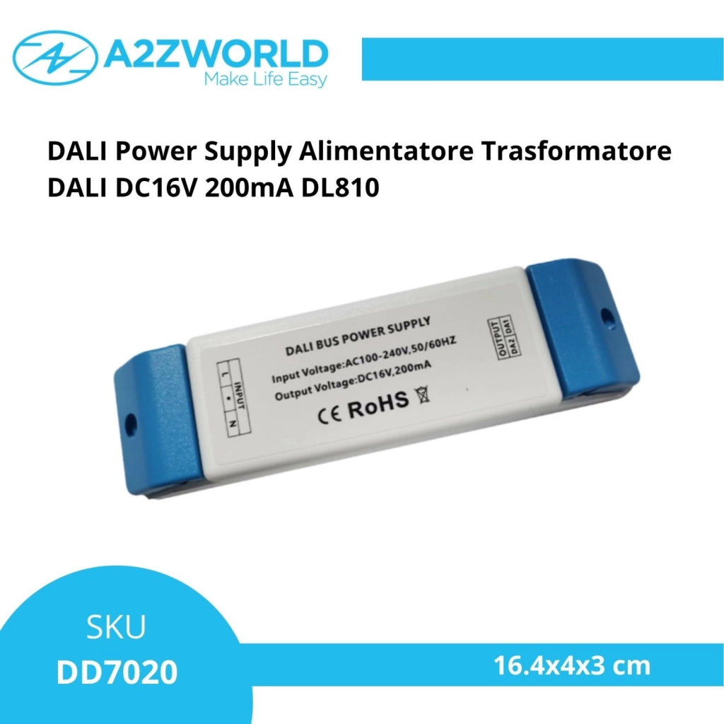 DALI Power Supply Alimentatore Trasformatore DALI DC16V 200mA DL810