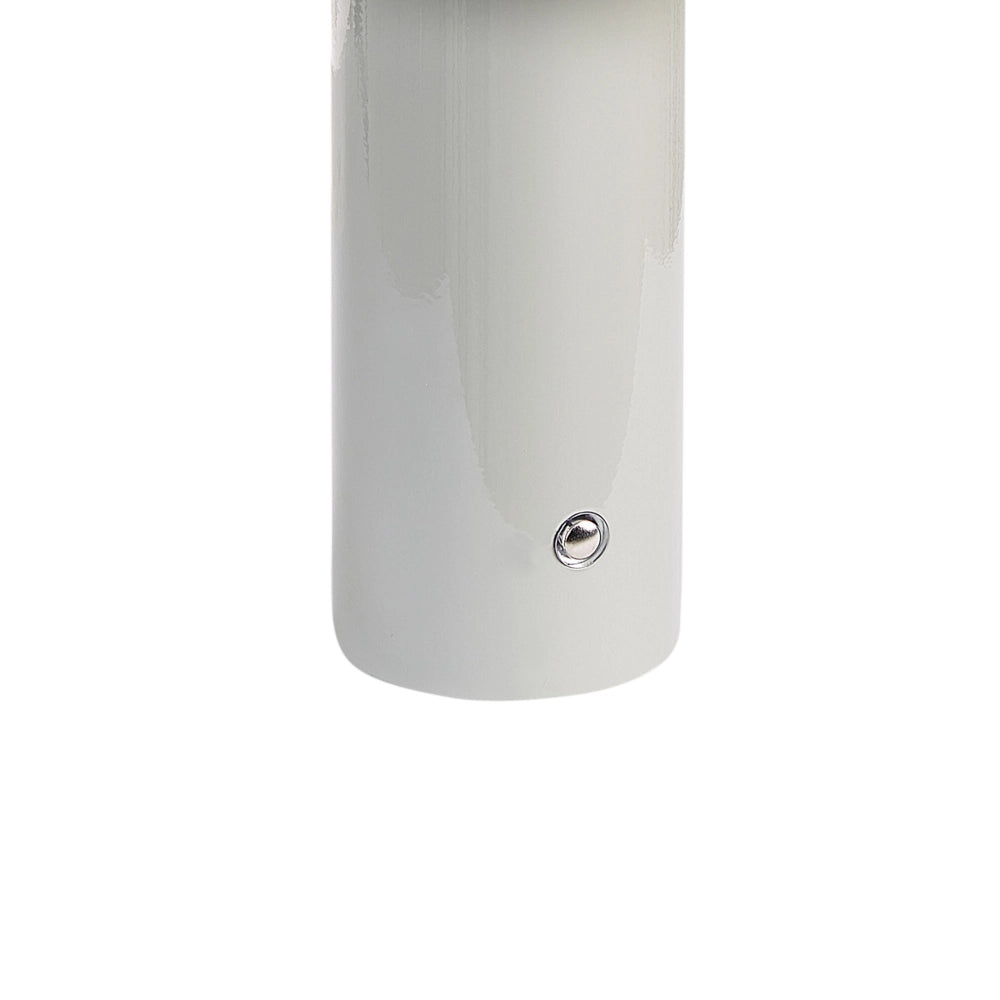 Lampada da tavolo senza fili in ferro grigio per interni e per esterni