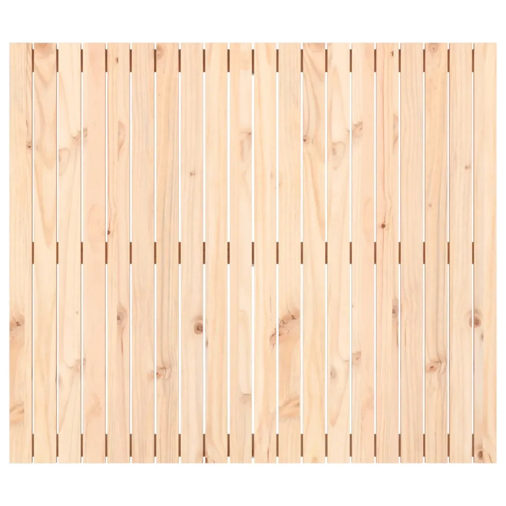 Testiera da Parete 127,5x3x110 cm in Legno Massello di Pino