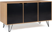 Credenza bassa vintage NOEMI 3 ante in legno