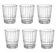Set 6 Bicchieri da Tavola Oxford Bar Rock Impilabili 37,4 cl Rocco Bormioli