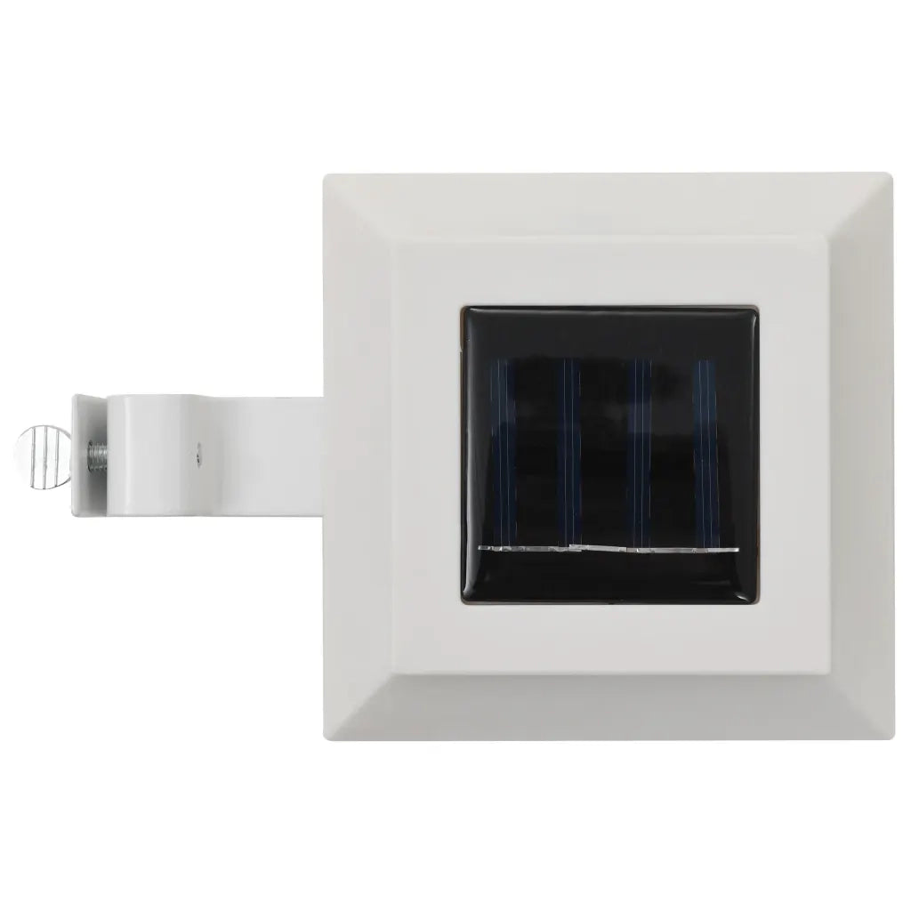 Lampade Solari da Esterni 6 pz a LED Quadrate 12 cm Bianco CFW3155651
