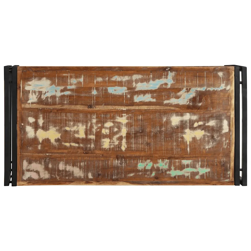 Tavolino Salotto Multicolore 100x50x35 cm Legno Recupero 4016674