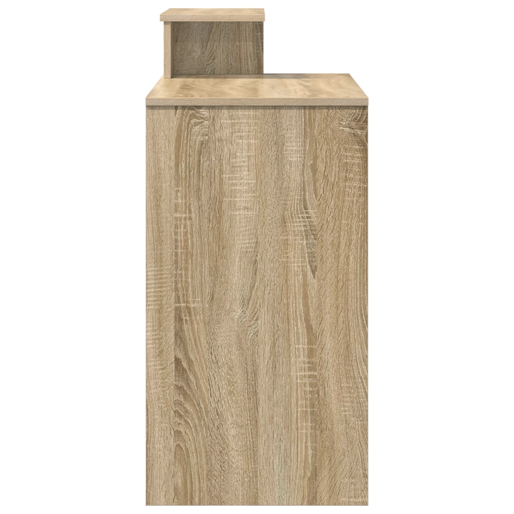 Scrivania in Roverella Roverella MDF con impiallacciatura in rovere