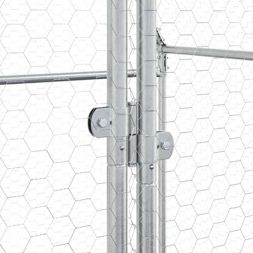 Pollaio Silver 400 x 100 x 190 cm acciaio zincato Silver 02_0041669