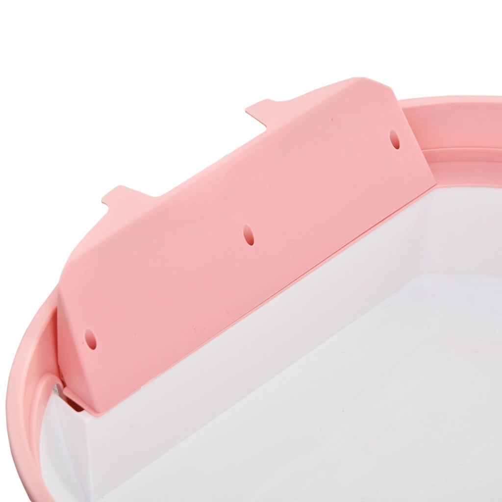 Lettiera per Gatti Chiusa con Vassoio Estraibile e 2 Ingressi ¨C Zephmum ¨C 47x55x44 cm, Rosa