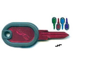 CHIAVI GIOBERT PER AUTO ALFA ROMEO GT16U1- - GT16U1 ultralite rosse - 5 pezzi SILCA