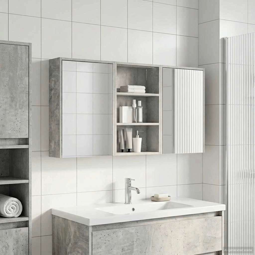 Set di Armadi da Bagno 3 pz 126 x 16 x 62.5 cm 3403827