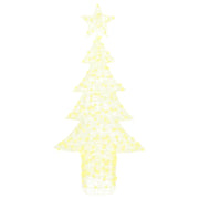 Albero di Natale con 240 LED-Luci decorative natalizie Bianco caldo 180 cm Acrilico 159476