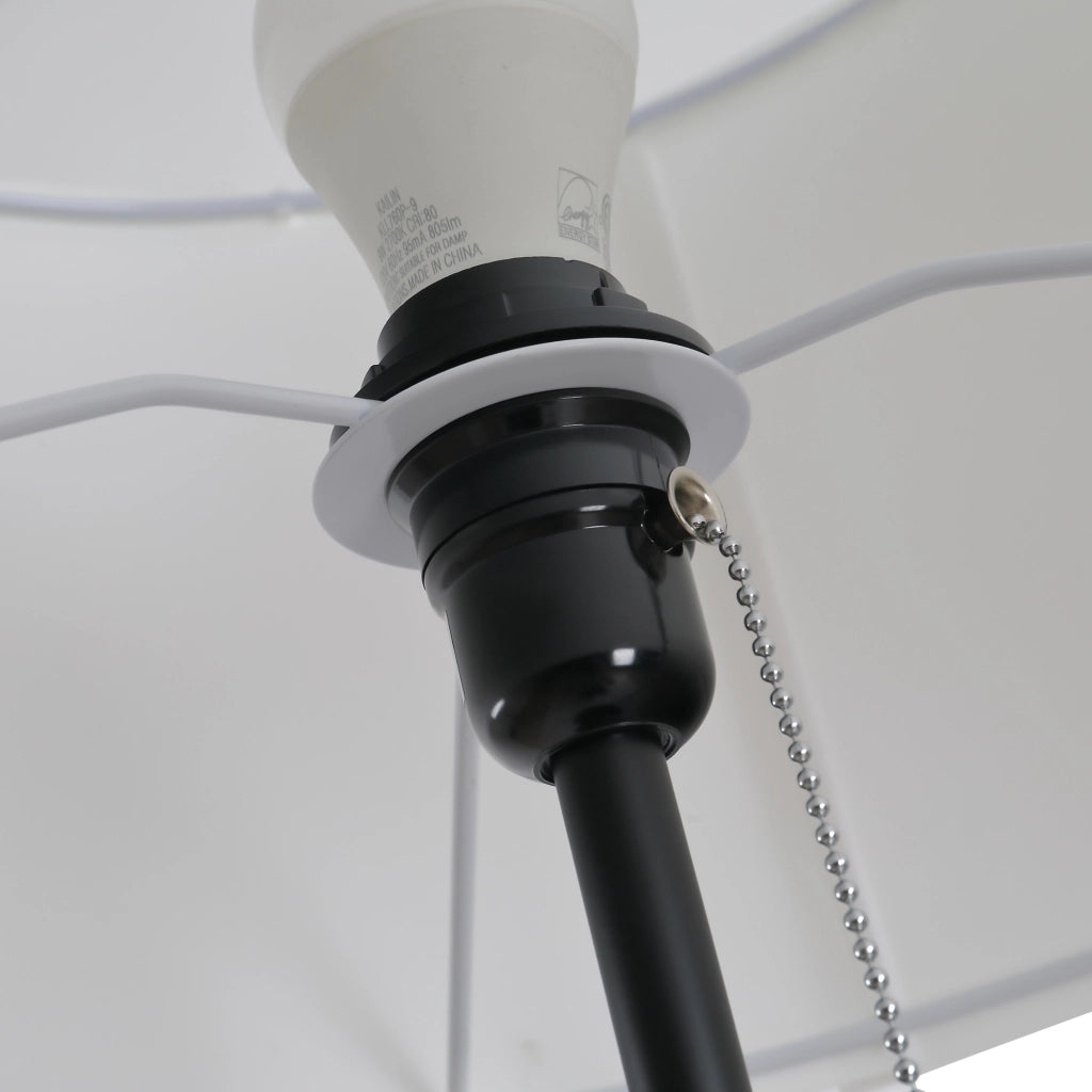 Lampada da Terra a Treppiede ¨C zephmum ¨C Metallo e Tela ?37x152 cm