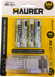 Batterie maurer ricaricabili usb ministilo 900mwh (bl4pz)