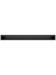 Griglia di ventilazione per camino Nera- Loft 90x1000