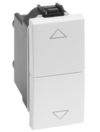 Pulsante doppio 10a 250v bianco maurer - cf busta