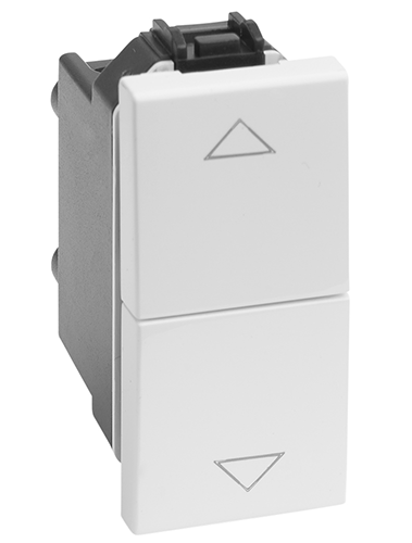 Pulsante doppio 10a 250v bianco maurer - cf busta