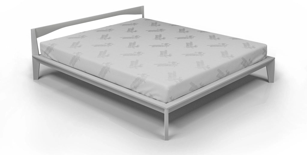 Coprimaterasso Singolo in Poliestere Bamboo Bianco