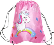 Borsa da Sport per Attività Fisica, Ginnastica, Nuoto, Viaggio - Borsa Idrorepellente con Cerniera per Bambini e Adulti - Disegno Unicornio - 1 pezzo - Bronzo M