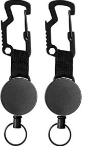 Clip per chiave, appoggio per chiave retrattile, rullo per chiavi, cavo, clip ID retrattile, rullo per chiavi appoggio per chiavi, multitool cinturone
