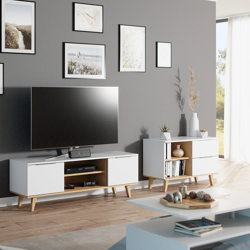Vicco Cassettiera per camera da letto Bianco 40 x 61 cm