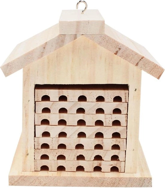 Kit di costruzione di un alveare in legno con colla - 20 x 22 x 22 cm - 1 pezzo - 1 colore.
