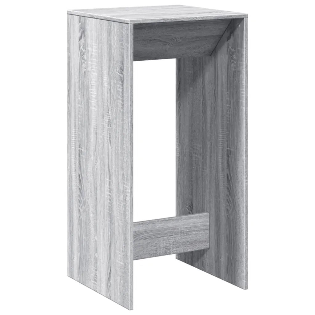 Tavolo da Bar Grigio Sonoma 51x50x103,5 cm in Legno Multistrato