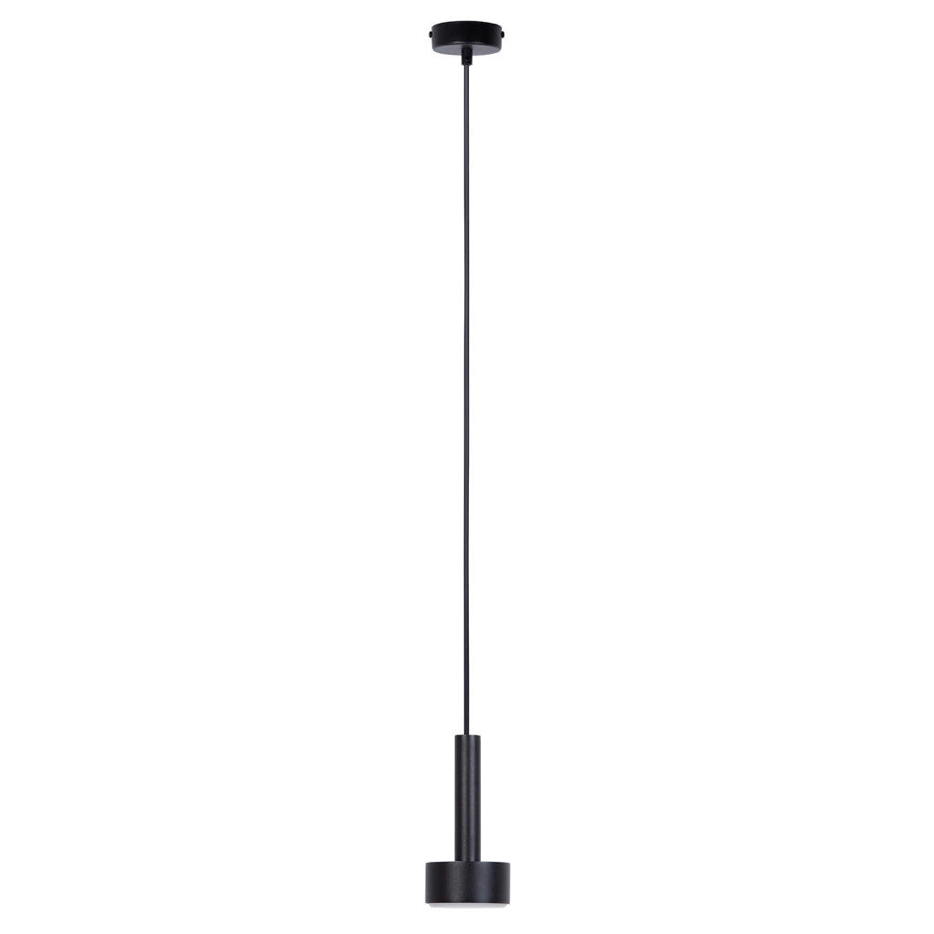 Lampada a sospensione nera minimal STAMP GX53 12W Sigma