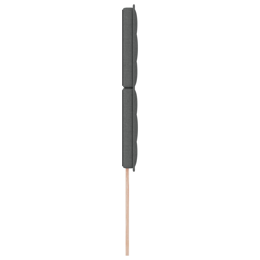 Testata LED Design Linee Grigia Scuro 80 cm Tessuto