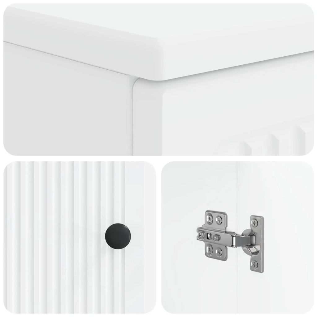 Armadio per Lavabo da Bagno UTRECHT Bianco 59,5 x 31,5 x 59 cm 895905