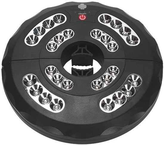 Set di due ombrelloni esterni per patio lampada da campeggio multifunzionale lampada paraplu romana lampada parasol portatile rinnovabile a batteria