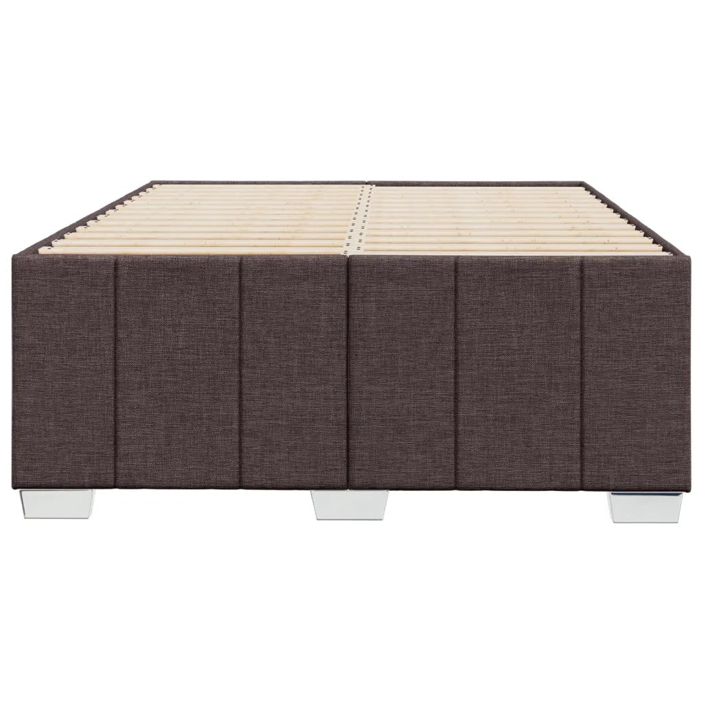 Giroletto senza Materasso Marrone Scuro 80x200 cm in Tessuto 3284821