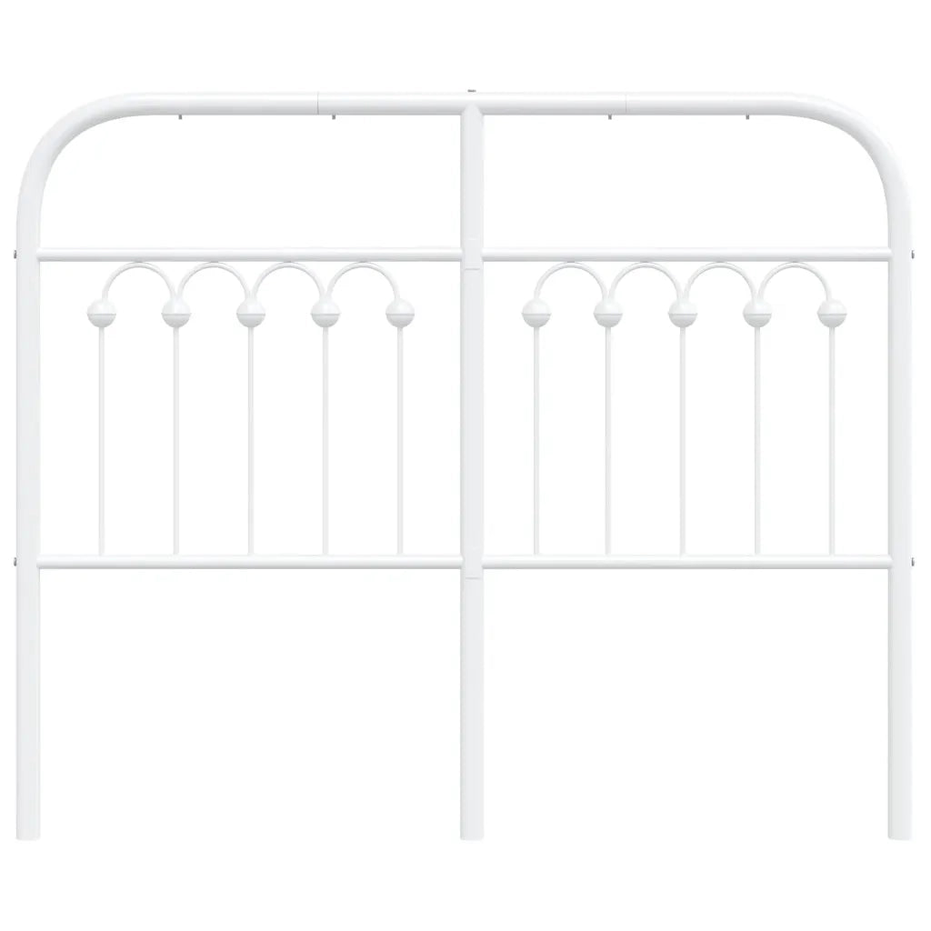 Testiera di Ricambio in Metallo Bianco 120 cm 376680