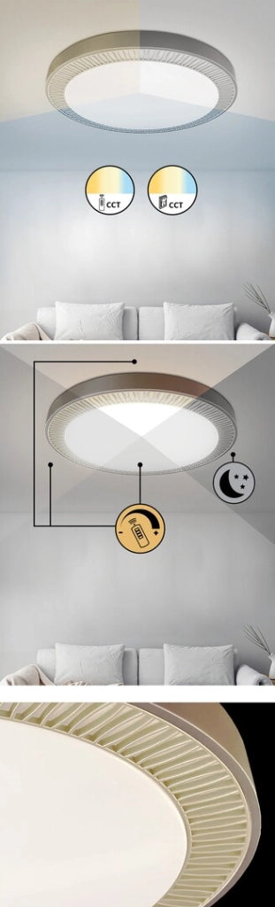 Plafoniera LED 50cm 40W marrone dimmerabile Matea Rabalux