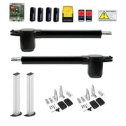 Kit Automazione BHE corsa 400 230v 2 Ante Cancello battente completo di colonnine