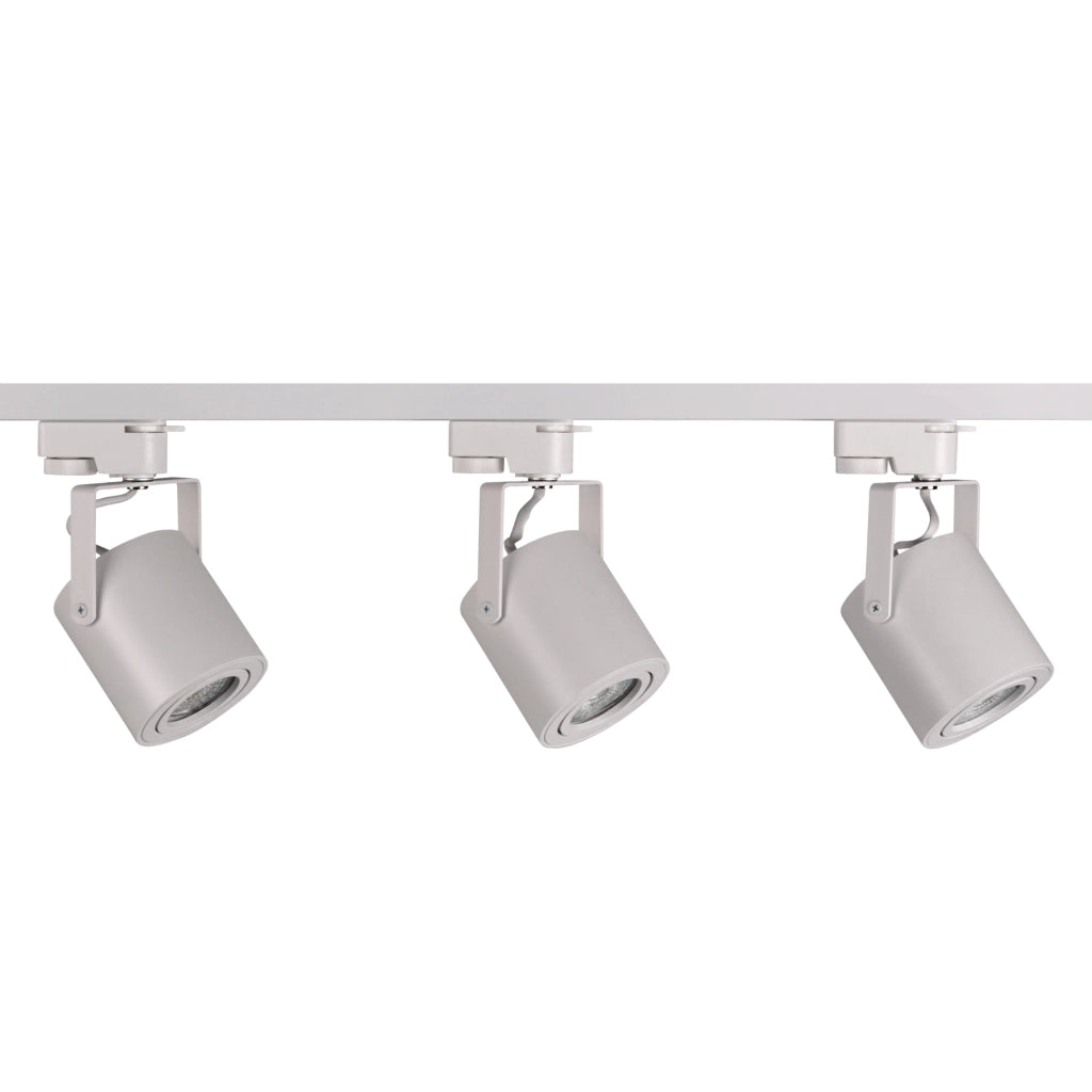 Faretto su binario Polux Minor bianco GU10 10W orientabile