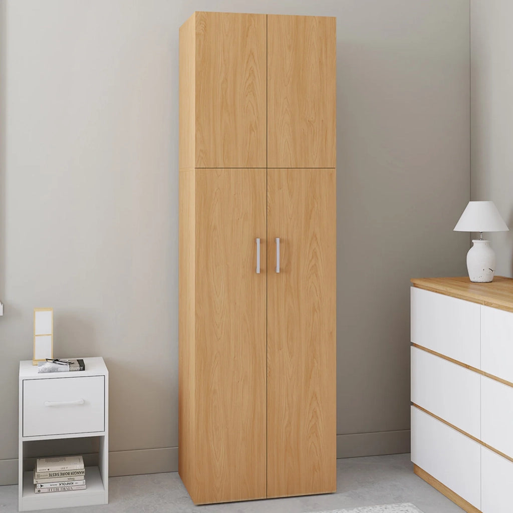 IDMarket - JULIANA Armadio in legno a 2 ante 50 cm con ripiano